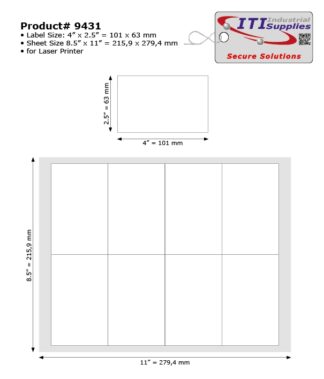 Product#9431-Letter-Size (1000pcs)